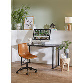 Temple &amp; Webster 120cm Carnegie Office Desk &amp; Phoenix Chair Set
