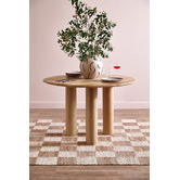 Temple &amp; Webster Clover Mango Wood Dining Table