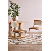Temple &amp; Webster Marcel Breuer Cesca Replica Cantilever Dining Chairs