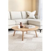 Temple &amp; Webster Dion Round Herringbone Coffee Table
