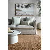 Temple &amp; Webster Natural Montie Fringe Hand-Woven Jute Rug