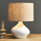 Temple &amp; Webster Adley Terracotta Table Lamp