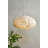 Temple &amp; Webster Jovie Jute Fabric Pendant Light