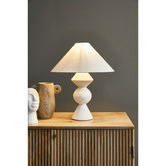 Temple &amp; Webster 50cm Zahli Cement Table Lamp