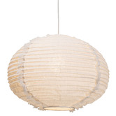Temple &amp; Webster Jovie Jute Fabric Pendant Light
