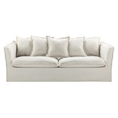 Temple &amp; Webster Removable Slipcover Set for Montauk 3 Seater Sofa
