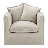 Temple &amp; Webster Removable Slipcover Set for Montauk Armchair