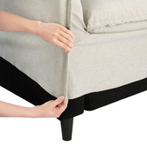 Temple &amp; Webster Removable Slipcover Set for Montauk Armchair