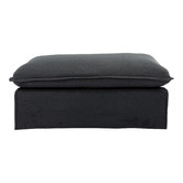 Temple &amp; Webster Montauk Slipcover Ottoman