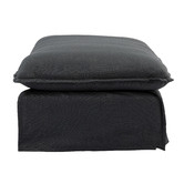 Temple &amp; Webster Montauk Slipcover Ottoman