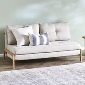 Temple &amp; Webster Brad Upholstered Double Sofa Bed