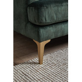 Temple &amp; Webster Darya 3 Seater Velvet Sofa