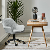 Temple &amp; Webster Renee 2 Drawer Desk &amp; Kinsey Office Chair Set