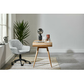 Temple &amp; Webster Renee 2 Drawer Desk &amp; Kinsey Office Chair Set