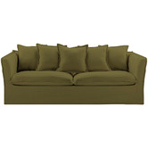 Temple &amp; Webster Removable Slipcover Set for Montauk 3 Seater Sofa