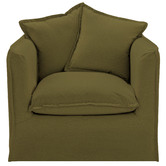 Temple &amp; Webster Removable Slipcover Set for Montauk Armchair