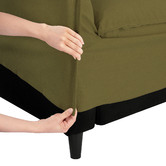 Temple &amp; Webster Removable Slipcover Set for Montauk Armchair