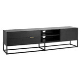 Temple &amp; Webster Black Melis Entertainment Unit