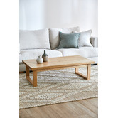 Temple &amp; Webster Ski-Leg Rectangular Coffee Table