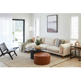 Temple &amp; Webster Terry 3 Seater Sofa with Chaise