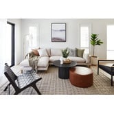 Temple &amp; Webster Terry 4 Seater Sofa with Chaise
