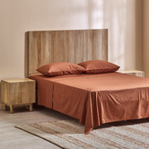 Temple &amp; Webster 3 Piece Anika Bedhead &amp; Bedside Table Set