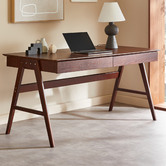 Temple &amp; Webster Walnut Torsby Office Writing Desk