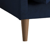 Temple &amp; Webster Terry 3 Seater Velvet Sofa