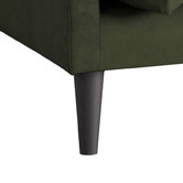 Temple &amp; Webster Terry 3 Seater Velvet Sofa