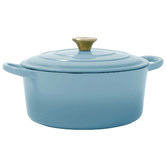 Temple &amp; Webster 4.3L Round Cast Iron Dutch Oven