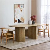Temple &amp; Webster Anika Mango Wood Dining Bench