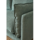 Temple &amp; Webster Ocean Green Bellamy 3 Seater Sofa with Chaise