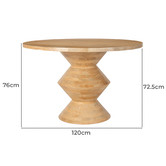 Temple &amp; Webster Axis Mango Wood Dining Table