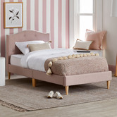 Temple &amp; Webster Kids&#039; Anastasia Upholstered Single Bed