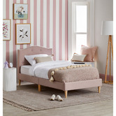 Temple &amp; Webster Kids&#039; Anastasia Upholstered Single Bed