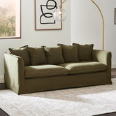 Temple &amp; Webster Removable Slipcover Set for Montauk 3 Seater Sofa
