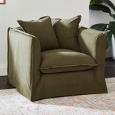 Temple &amp; Webster Removable Slipcover Set for Montauk Armchair