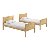 Temple &amp; Webster Maldives Rattan Single Convertible Bunk Bed