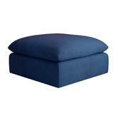 Temple &amp; Webster Martine Velvet Ottoman