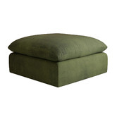 Temple &amp; Webster Martine Velvet Ottoman