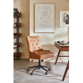 Temple &amp; Webster Torsby Office Writing Desk &amp; Windsor Chair Set