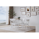 Temple &amp; Webster White Larsen Round Dining Table