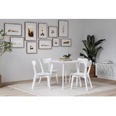 Temple & Webster White Larsen Dining Chairs