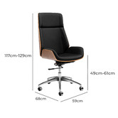 Temple &amp; Webster Torsby Office Writing Desk &amp; Bentwood Chair Set
