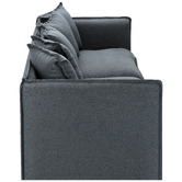 Temple &amp; Webster Montauk 3 Seater Slipcover Sofa &amp; Ottoman Set