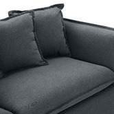 Temple &amp; Webster Montauk 3 Seater Slipcover Sofa &amp; Ottoman Set