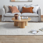 Temple &amp; Webster Bowie Textured Plush Hand-Woven Wool-Blend Rug