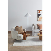 Temple &amp; Webster Bowie Textured Plush Hand-Woven Wool-Blend Rug