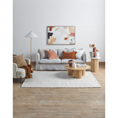 Temple &amp; Webster Bowie Textured Plush Hand-Woven Wool-Blend Rug