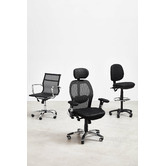 Temple &amp; Webster Howe Deluxe Ergonomic Home Office Chair with Headrest